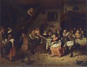 Jan Steen Peasant wedding oil painting